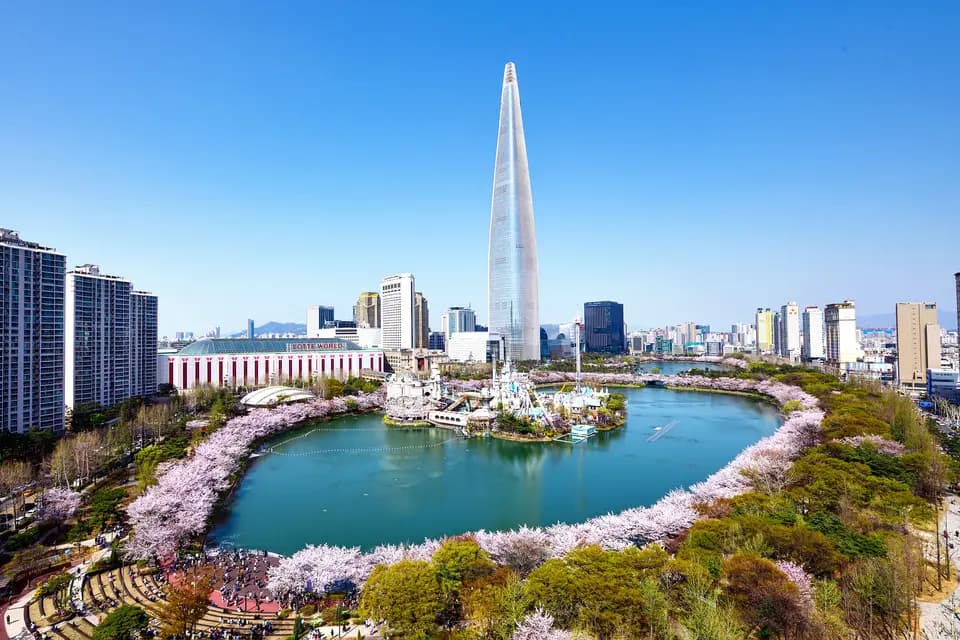 【韓國首爾】春日限定賞櫻・石村湖環湖櫻花道・杜鵑花開｜全程無自理餐