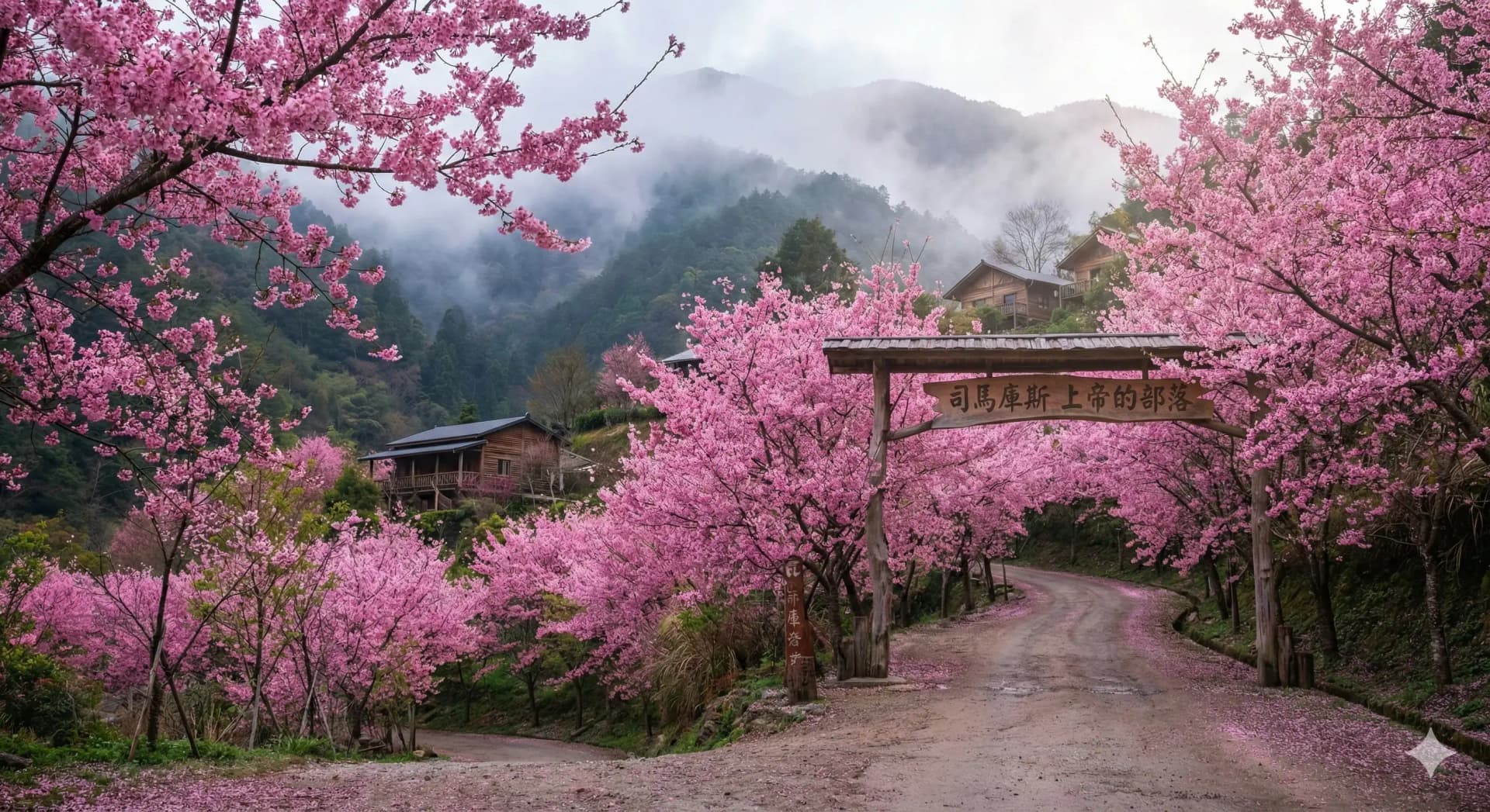 【司馬庫斯】春櫻限定・粉紅櫻花海・千年巨木群・部落導覽・迦南小木屋・錦屏美人湯療癒｜全程無自理餐